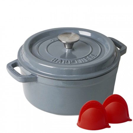 Чавунна жарівня з фарфоровим покриттям 5 л GRILLI 777210