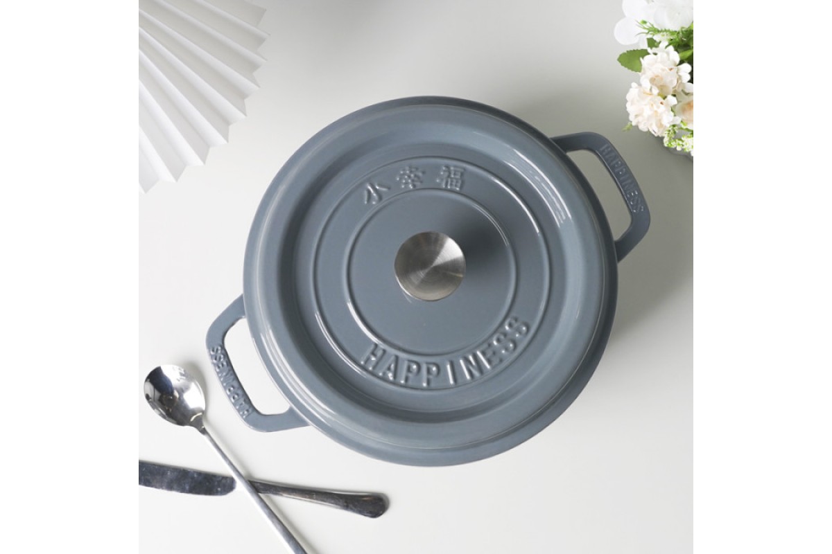 Чавунна жарівня з фарфоровим покриттям 5 л GRILLI 777210