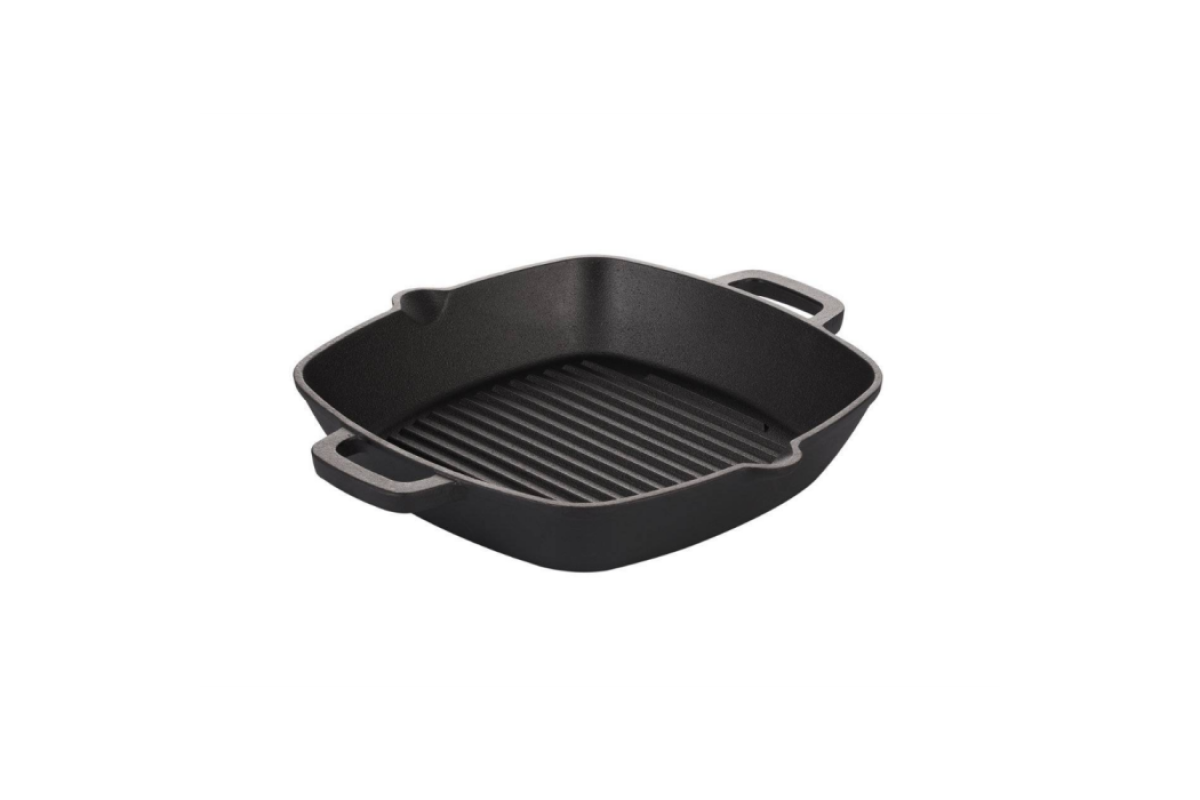 Чавунна гриль-сковорода з ручками 33х26 см GRILLI 777199