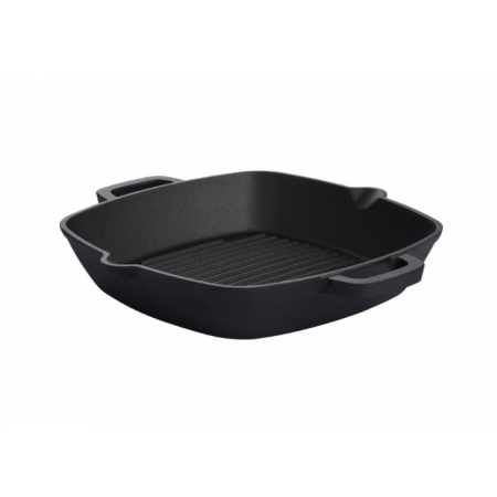 Чавунна гриль-сковорода з ручками 33х26 см GRILLI 777199