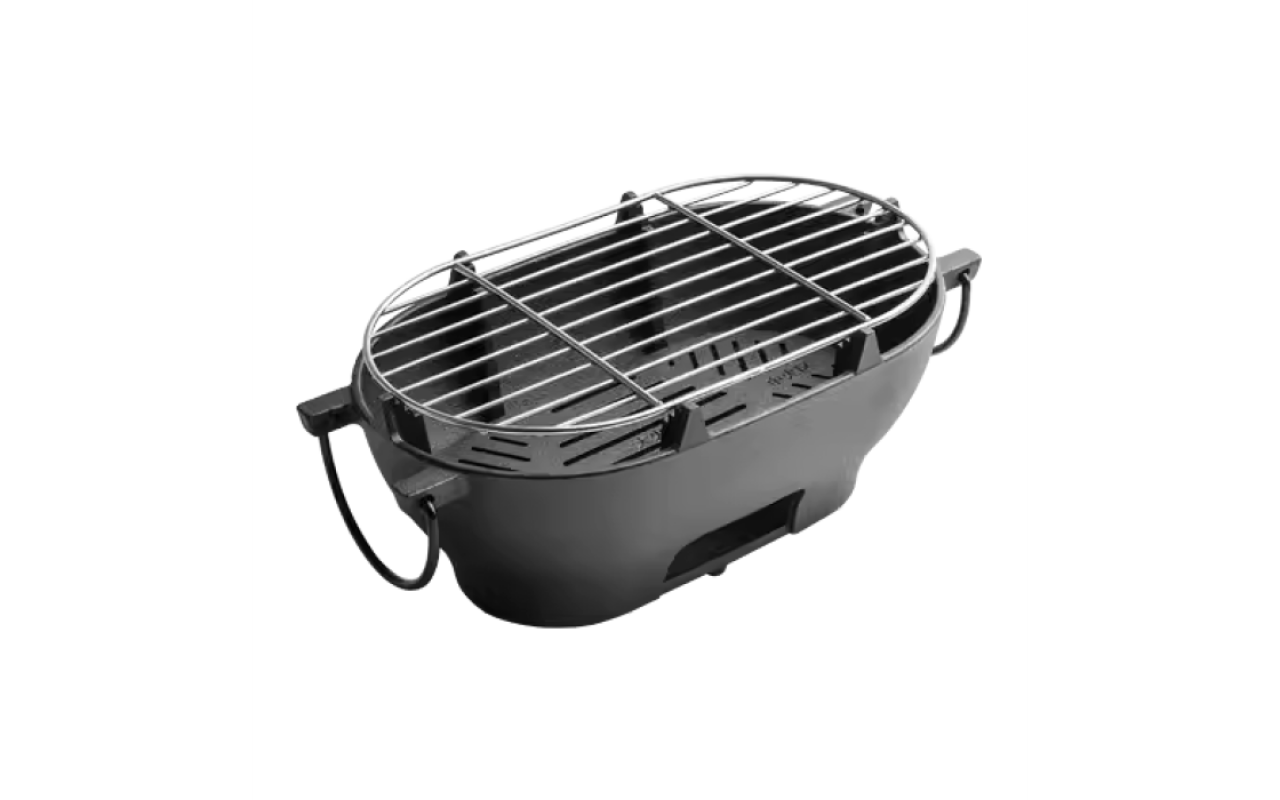 Чугунный казан-гриль с решеткой Hibachi-Style 30х18х12 см GRILLI 777222