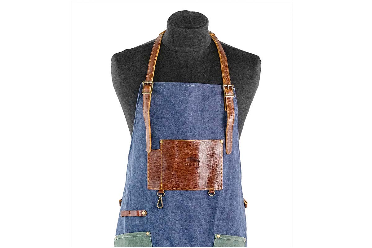 Фартук для барбекю Combi джинс-кожа-канвас GRILLI 777444
