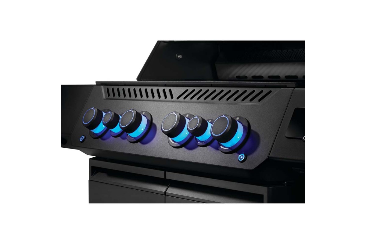 Газовый гриль Napoleon Phantom Prestige 500 Connected с боковой конфоркой Sizzle Zone и вертелом (69232) P500VXRSIBPK-UA-PHM