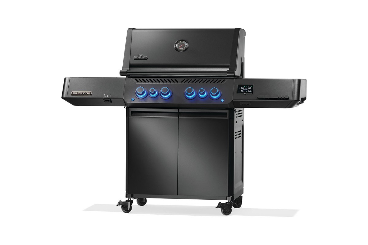 Газовый гриль Napoleon Phantom Prestige 500 Connected с боковой конфоркой Sizzle Zone и вертелом (69232) P500VXRSIBPK-UA-PHM