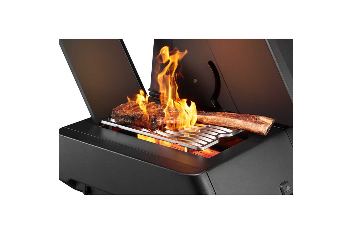 Газовый гриль Napoleon Phantom Prestige 500 Connected с боковой конфоркой Sizzle Zone и вертелом (69232) P500VXRSIBPK-UA-PHM