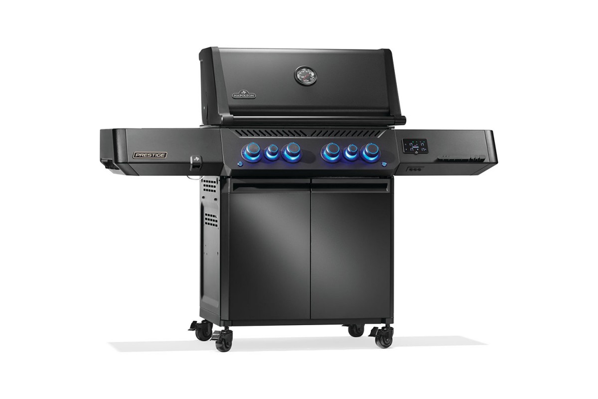 Газовый гриль Napoleon Phantom Prestige 500 Connected с боковой конфоркой Sizzle Zone и вертелом (69232) P500VXRSIBPK-UA-PHM