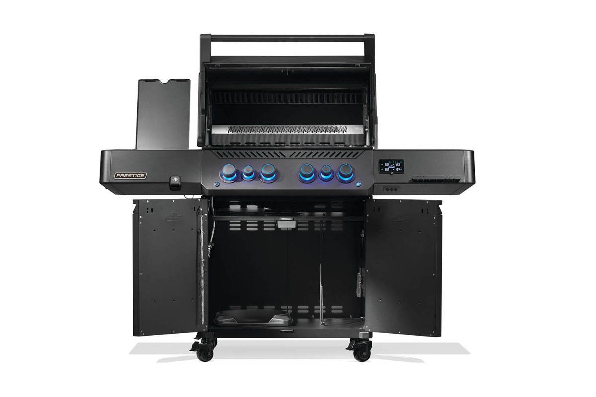 Газовый гриль Napoleon Phantom Prestige 500 Connected с боковой конфоркой Sizzle Zone и вертелом (69232) P500VXRSIBPK-UA-PHM