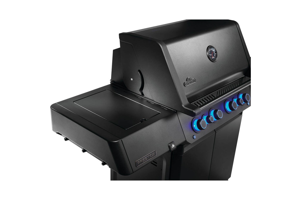 Газовый гриль Napoleon Phantom Prestige 500 Connected с боковой конфоркой Sizzle Zone и вертелом (69232) P500VXRSIBPK-UA-PHM