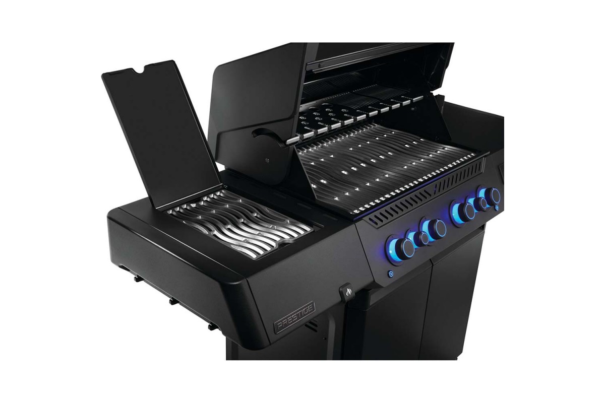 Газовый гриль Napoleon Phantom Prestige 500 Connected с боковой конфоркой Sizzle Zone и вертелом (69232) P500VXRSIBPK-UA-PHM