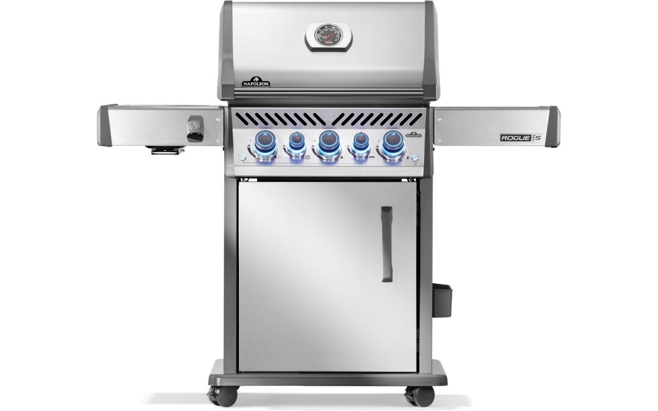 Газовый гриль Napoleon Rogue PRO-S 425 RSIB с боковой конфоркой Sizzle Zone и вертелом (69912) нерж сталь RPS425RSIBPSS-2-UA