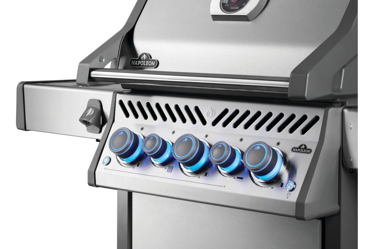 Газовый гриль Napoleon Rogue PRO-S 425 RSIB с боковой конфоркой Sizzle Zone и вертелом (69912) нерж сталь RPS425RSIBPSS-2-UA