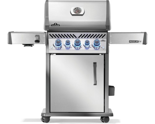 Газовий гриль Napoleon Rogue PRO-S 425 RSIB з бічним пальником Sizzle Zone і вертілем (69912) нерж сталь RPS425RSIBPSS-2-UA