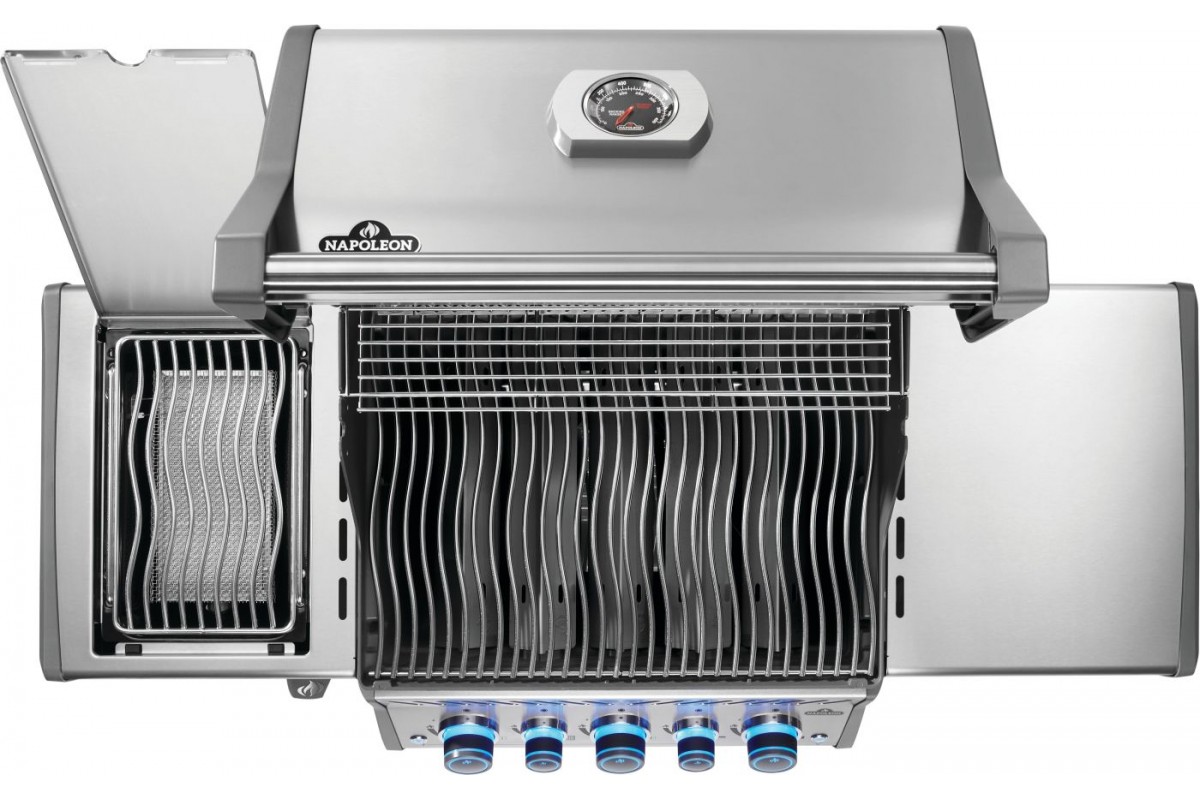 Газовый гриль Napoleon Rogue PRO-S 425 RSIB с боковой конфоркой Sizzle Zone и вертелом (69912) нерж сталь RPS425RSIBPSS-2-UA