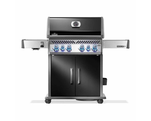 Газовий гриль Napoleon Rogue PRO-S 525 RSIB з бічним пальником Sizzle Zone і вертілем (69912) чорний RPS525RSIBPK-2-UA