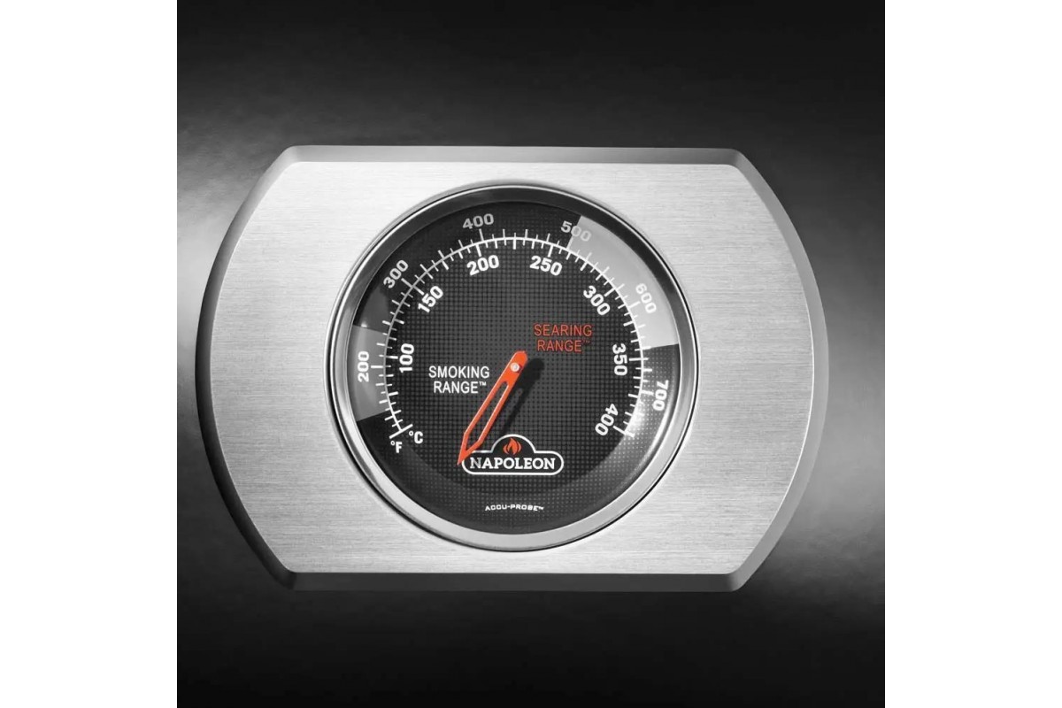 Газовий гриль Napoleon Rogue PRO-S 525 RSIB з бічним пальником Sizzle Zone і вертілем (69912) чорний RPS525RSIBPK-2-UA