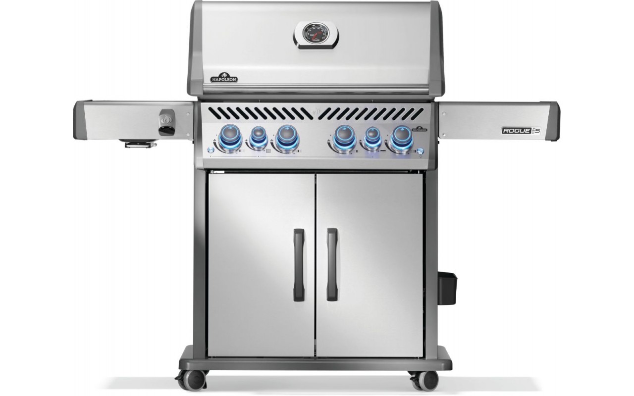 Газовый гриль Napoleon Rogue PRO-S 525 RSIB с боковой конфоркой Sizzle Zone и вертелом (69912) нерж сталь RPS525RSIBPSS-2-UA