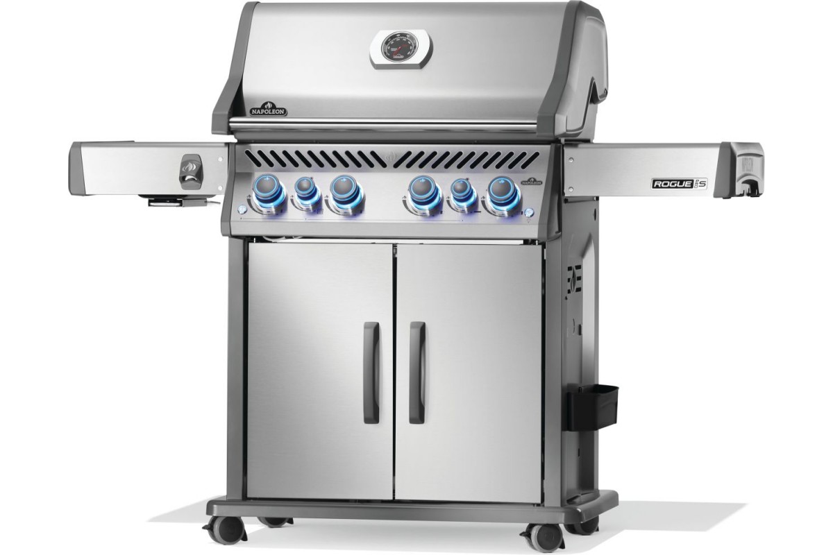 Газовый гриль Napoleon Rogue PRO-S 525 RSIB с боковой конфоркой Sizzle Zone и вертелом (69912) нерж сталь RPS525RSIBPSS-2-UA