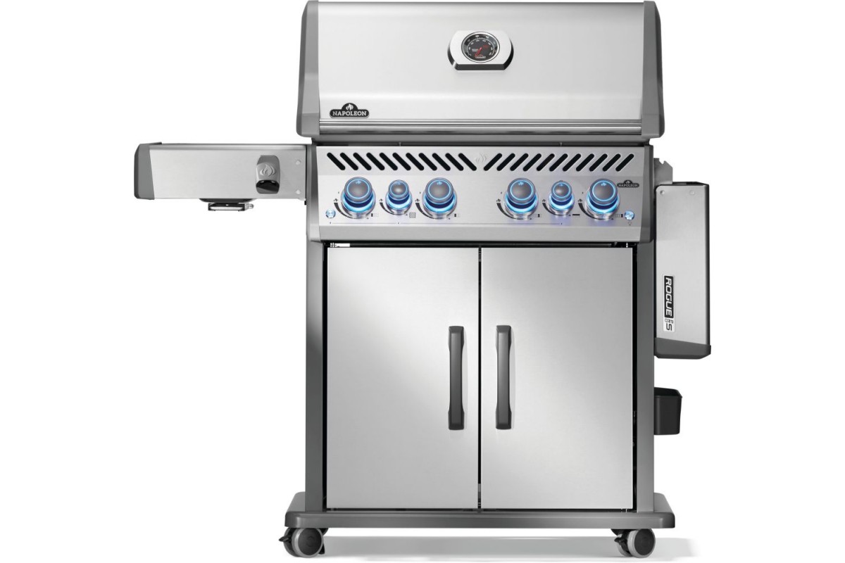 Газовый гриль Napoleon Rogue PRO-S 525 RSIB с боковой конфоркой Sizzle Zone и вертелом (69912) нерж сталь RPS525RSIBPSS-2-UA