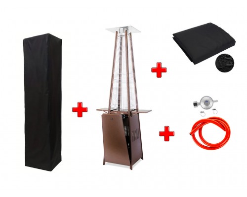 Газовый обогреватель Pyramid Brown GRILLI 777416