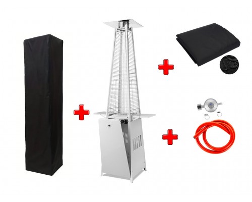 Газовый обогреватель Pyramid White GRILLI 777417