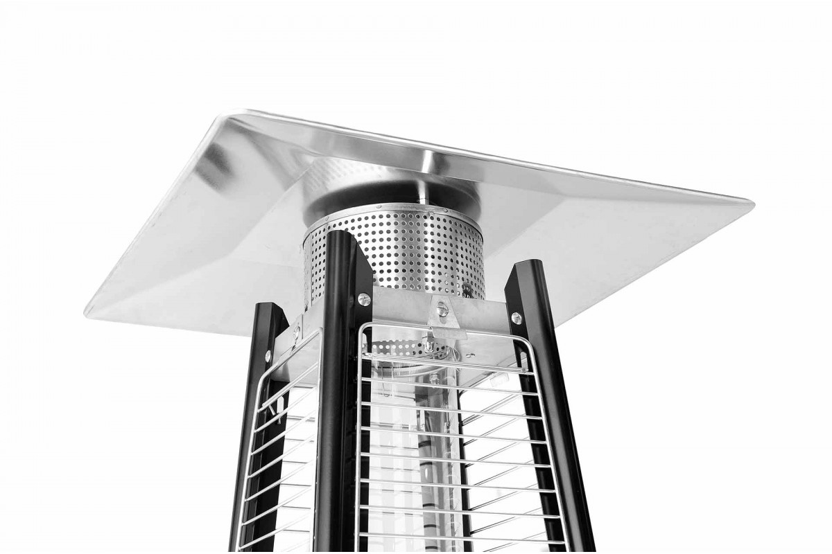 Газовый обогреватель Pyramid Black Rattan GRILLI 777418