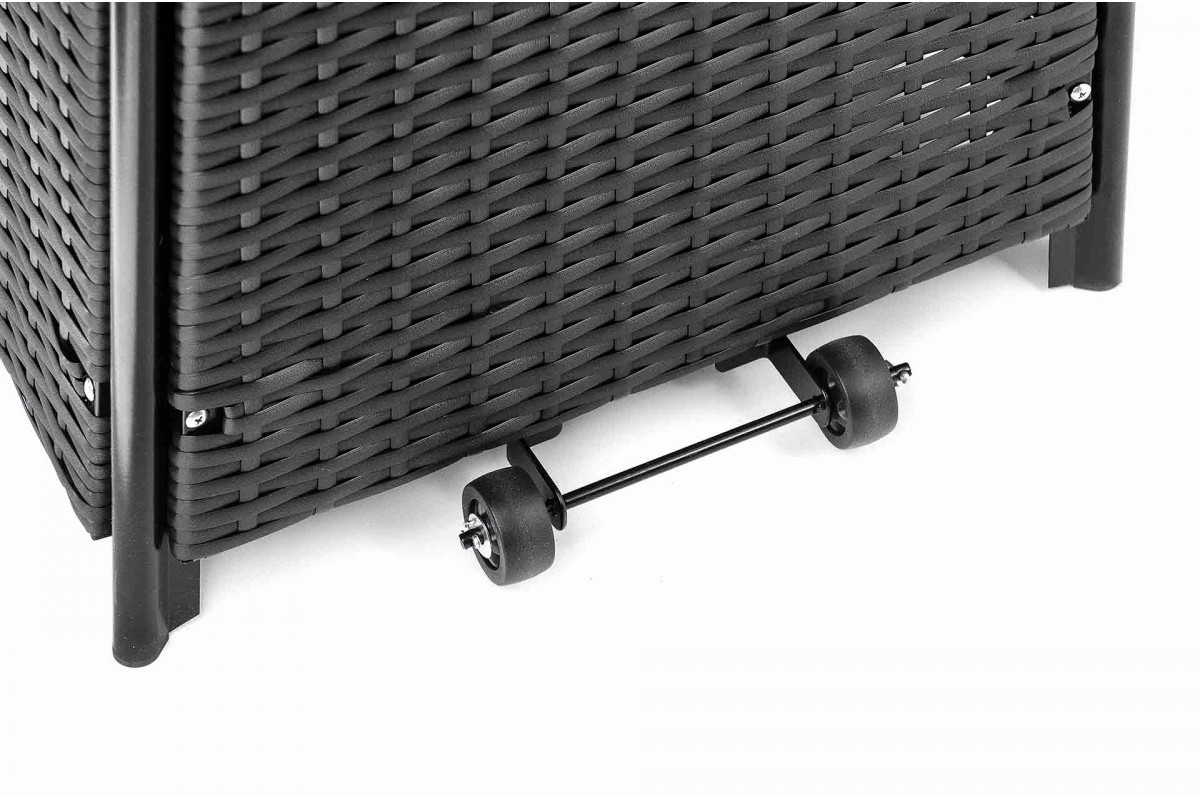 Газовый обогреватель Pyramid Black Rattan GRILLI 777418