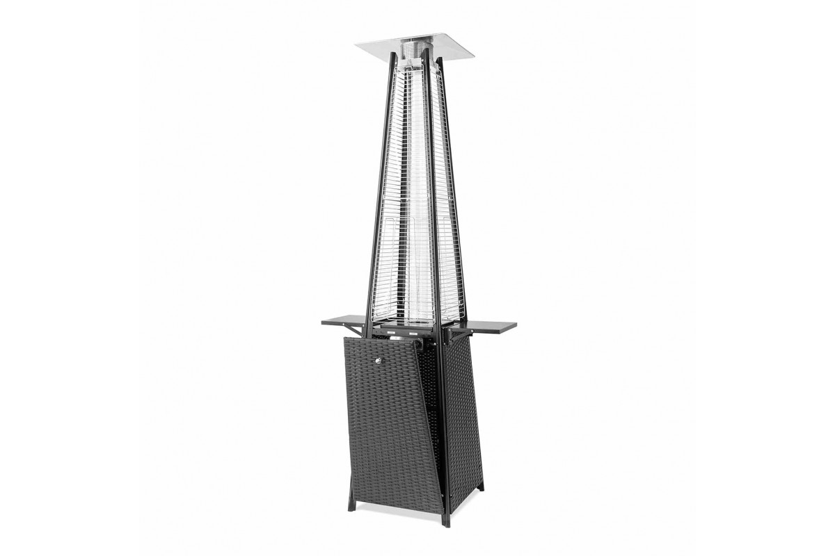 Газовый обогреватель Pyramid Black Rattan GRILLI 777418