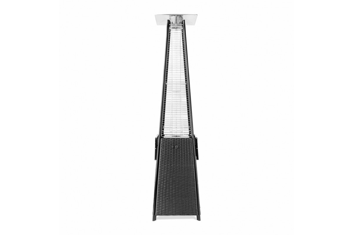 Газовый обогреватель Pyramid Black Rattan GRILLI 777418