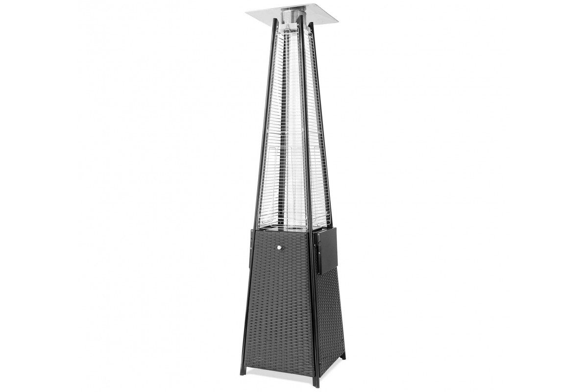 Газовый обогреватель Pyramid Black Rattan GRILLI 777418