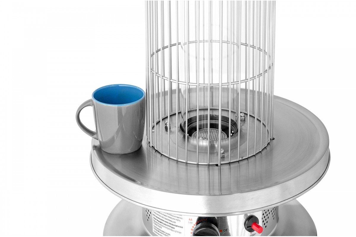 Газовый обогреватель Round Stainless Steel GRILLI 777421