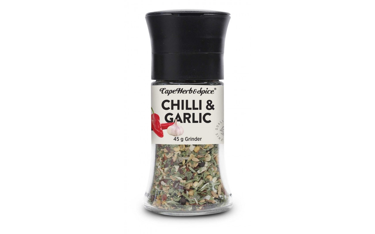 Смесь специй Cape Herb&Spice чили и чеснок в мельнице, 45г FBGCB000015