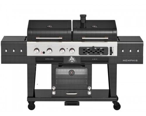 Комбинированный гриль Pit Boss Memphis Ultimate 2.0 Combo угольно-газовый с коптильной камерой 11064