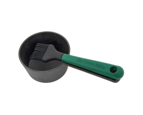 Чугунный сотейник с кисточкой для смазывания Big Green Egg 127822