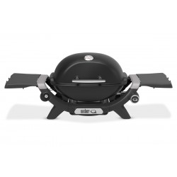 Газовый гриль Weber Q1200N Black с боковыми столиками 1501070