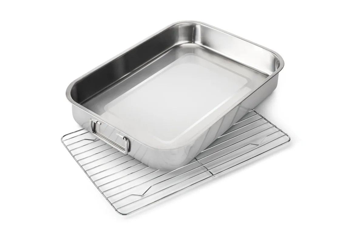 Противень из нержавеющей стали с решеткой Napoleon 56038