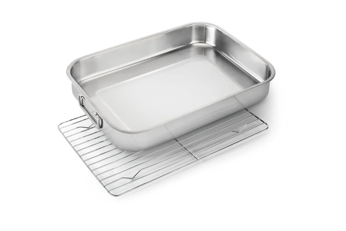 Противень из нержавеющей стали с решеткой Napoleon 56038