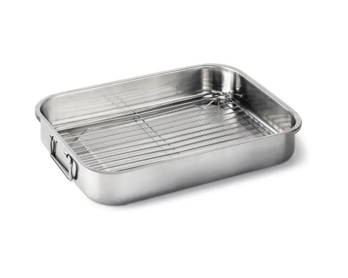 Противень из нержавеющей стали с решеткой Napoleon 56038