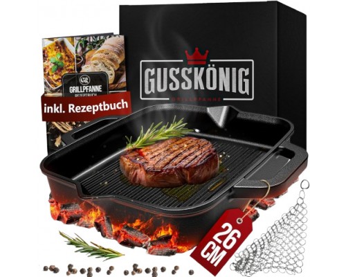 Чугунная сковорода-гриль Gusskoenig 26 см 170073