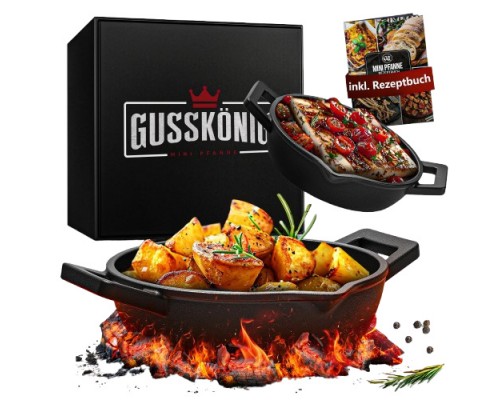 Набор чугунных сервировочных мини-сковород Gusskoenig 2 шт 170615