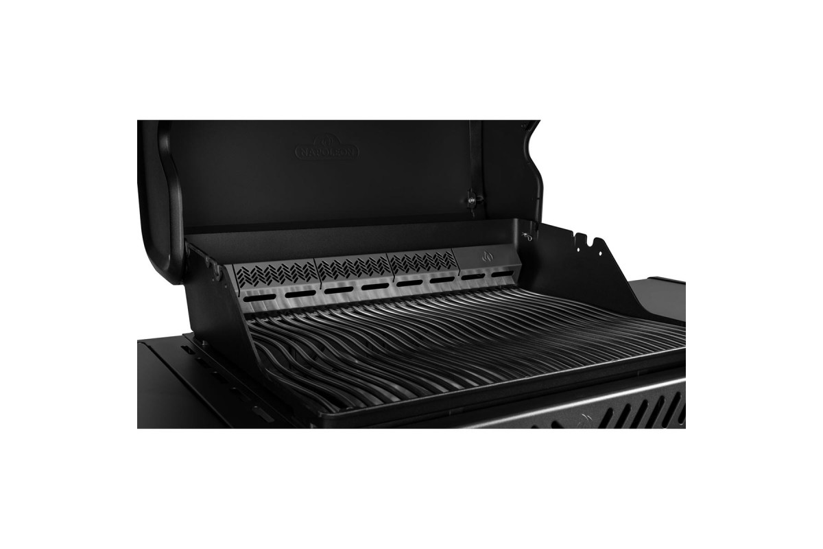 Газовий гриль Napoleon Phantom Rogue PRO-S 425 з бічним пальником Sizzle Zone і вертілем (69912) чорний RPS425RSIBPK-2-UA-PHM