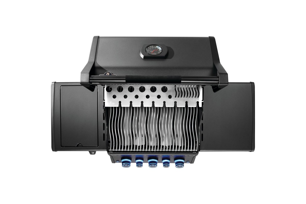 Газовий гриль Napoleon Phantom Rogue PRO-S 425 з бічним пальником Sizzle Zone і вертілем (69912) чорний RPS425RSIBPK-2-UA-PHM