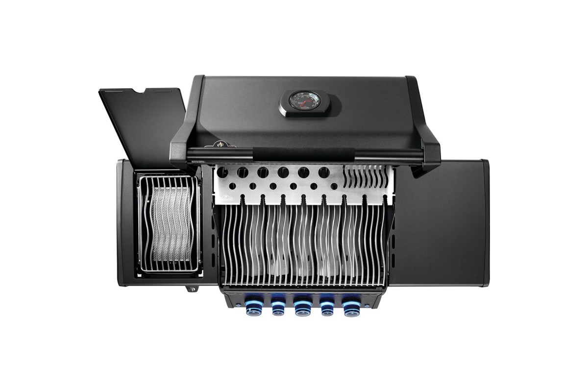 Газовий гриль Napoleon Phantom Rogue PRO-S 425 з бічним пальником Sizzle Zone і вертілем (69912) чорний RPS425RSIBPK-2-UA-PHM