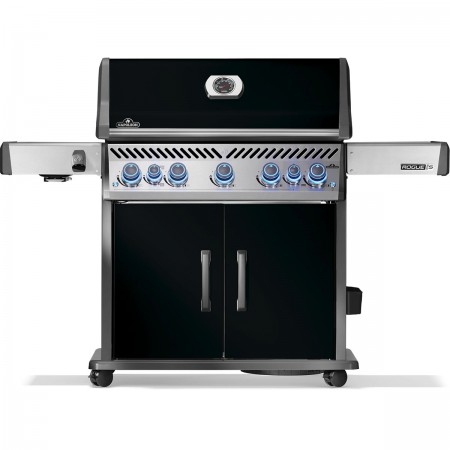 Газовый гриль Napoleon Rogue PRO-S 625 RSIB с боковой конфоркой Sizzle Zone и вертелом (69912) чёрный RPS625RSIBPK-2-UA