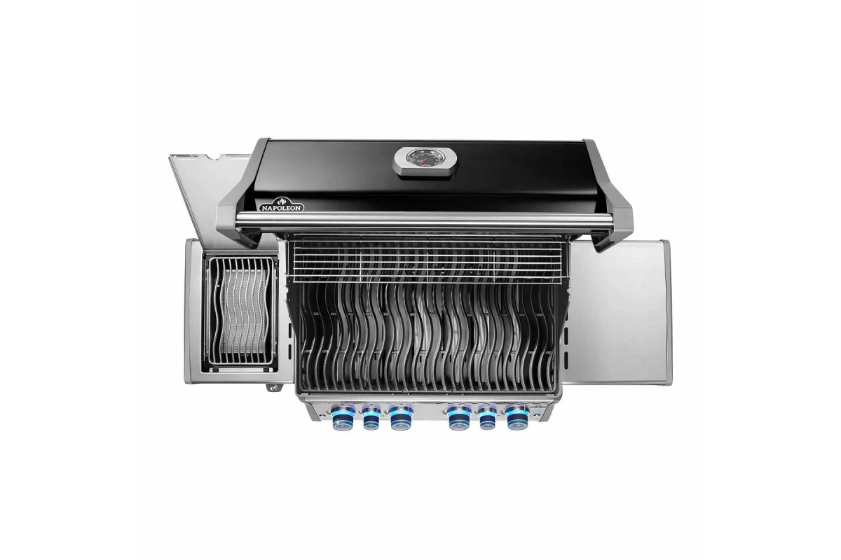 Газовый гриль Napoleon Rogue PRO-S 625 RSIB с боковой конфоркой Sizzle Zone и вертелом (69912) чёрный RPS625RSIBPK-2-UA
