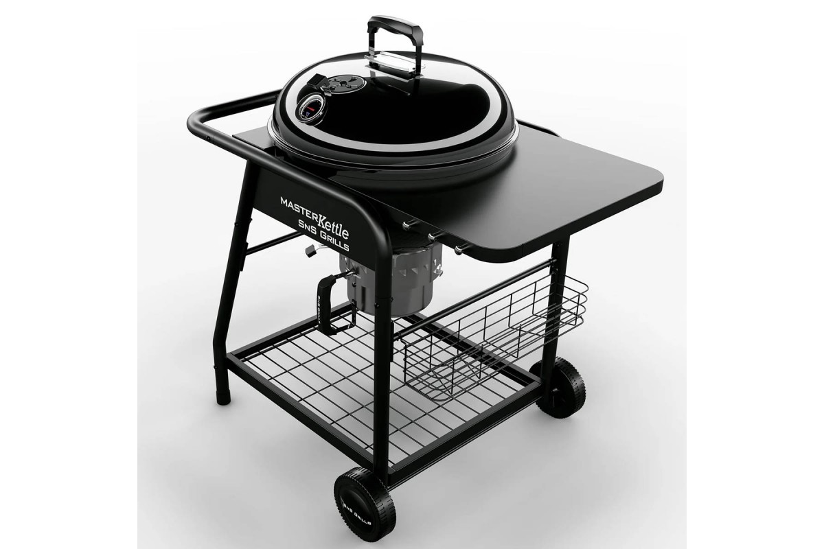 Вугільний гриль Slow and Sear Master Kettle 57 см + кошик Deluxe SNS-MK