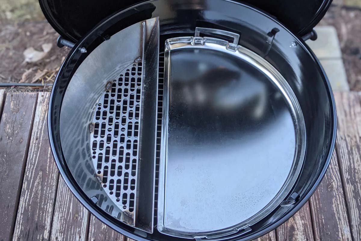 Поддон планча нерж. Slow and Sear Drip ‘N Griddle Pan для угольных грилей 67 см SW-9IYM-I489