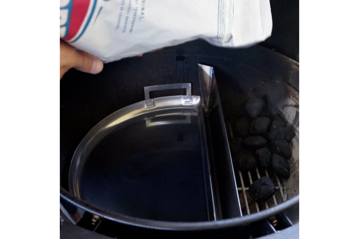 Поддон планча нерж. с конт.для воды Slow and Sear Drip ’N Divide для угольных грилей 57 см SNS-DND-22