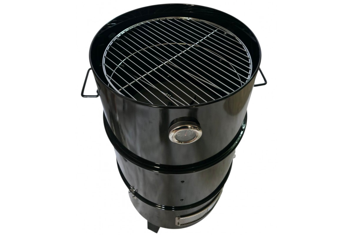 Угольная коптильня GRILLI Barrel Smoker 400051