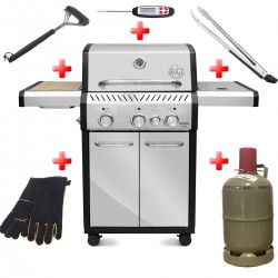 Газовый гриль Ranger 31 + набор необходимых аксессуаров GRILLI 777243-set