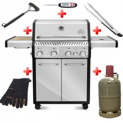 Газовый гриль Ranger 41 + набор необходимых аксессуаров GRILLI 777242-set